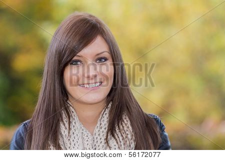 Beautiful Woman With A Wonderful Smile