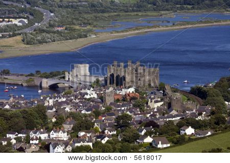 View From The Top Of Conwy Mountain