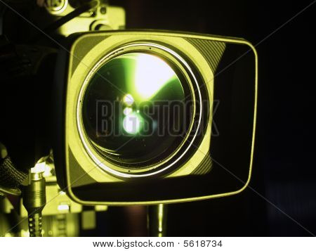 Lente óptica de videocámara