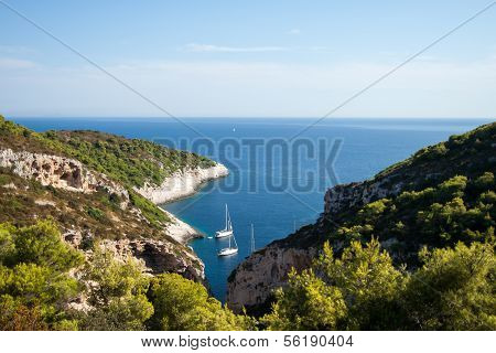Stiniva Bay In Vis Island