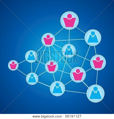 Global communication concept