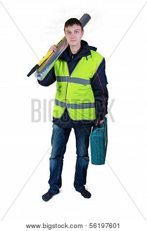 Worker From The Construction
