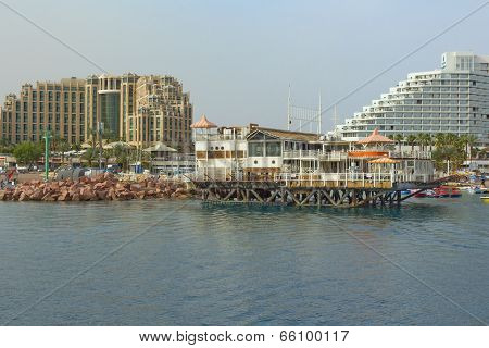 On the Red Sea.