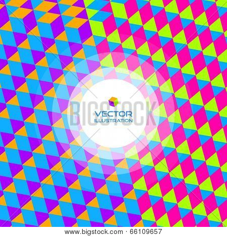 Abstract geometrical 3d background. Background for business presentation.  With place for text.