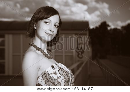 Bw Beauty Portrait