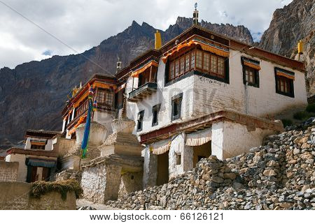 Lingshed (lingshet, Lingshot) Gompa - Buddhist Monastery In Zanskar Valley - Ladakh - Jammu And Kash
