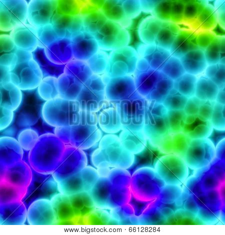 Bacteria cells close up medical background