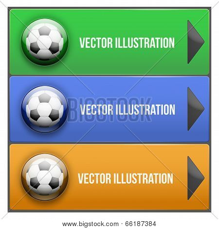 Dropdown sport menu. Vector illustration.