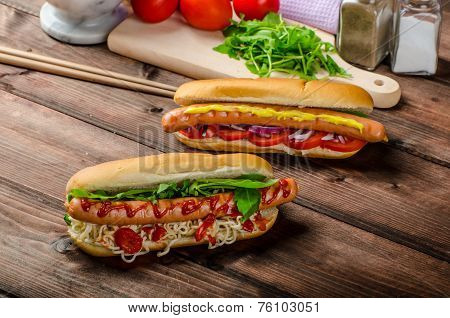 Variation On The Red Hot Dogs