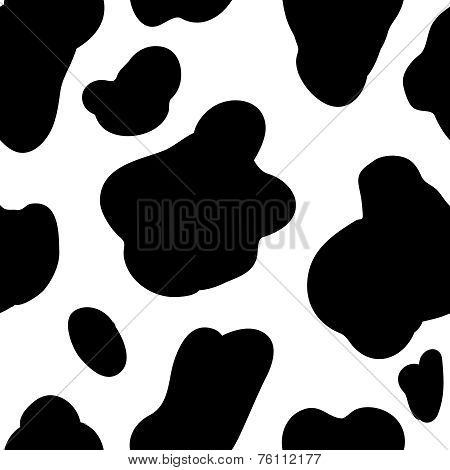 Cow pattern background. Vector design element