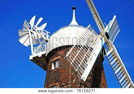 Top of a working windmill.