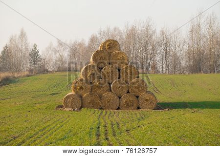 straw bales