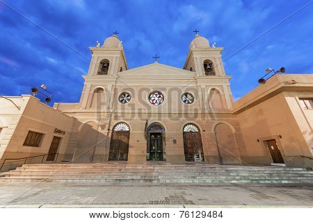 Church In Cafayate In Salta Argentina.