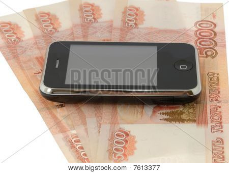 Téléphone et 5 Bancknotes Tousen