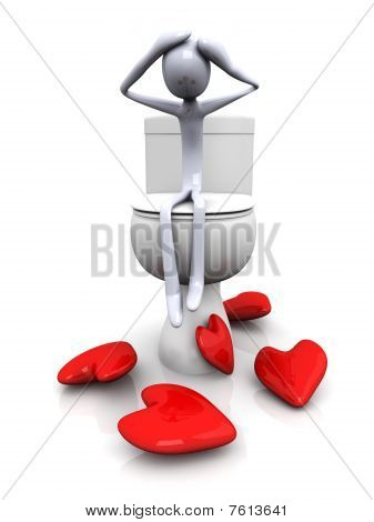 Lovesick In The Restroom