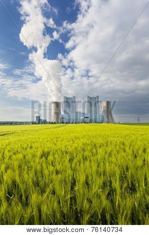Power Station And Rye Field