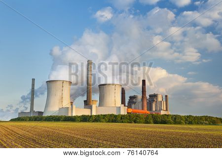 Power Station In The Evening