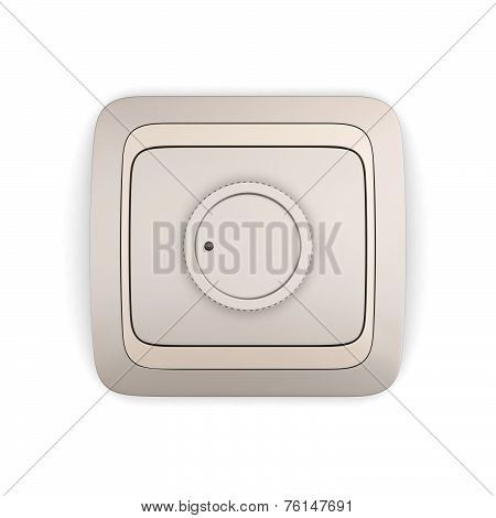 Electric Controller Isolated On White Background