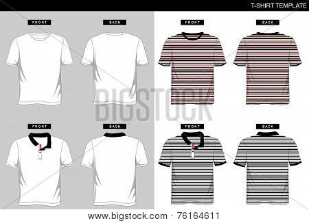 T Shirt Template Front Back