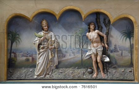 Saint Fabian e San Sebastiano