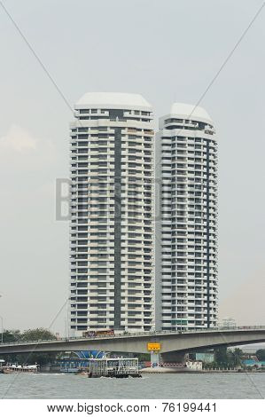 Office high-rise buildings in Bangkok, Thailand