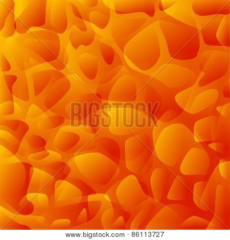 Abstract vector gravel orange background