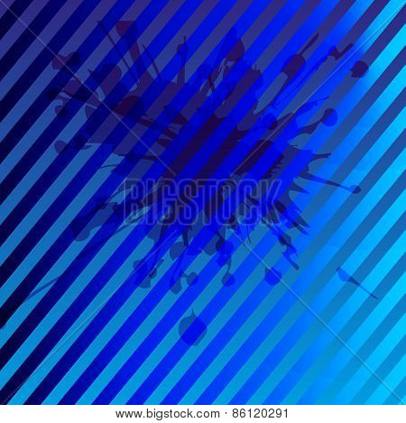 Blue background with stripe pattern