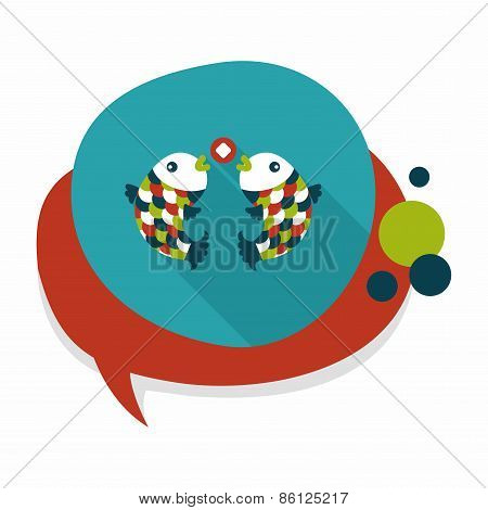 Chinese New Year Flat Icon With Long Shadow,eps10, Chinese Decoration Means 
