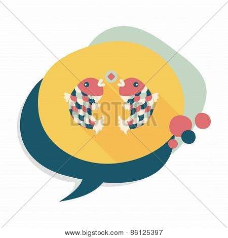 Chinese New Year Flat Icon With Long Shadow,eps10, Chinese Decoration Means 
