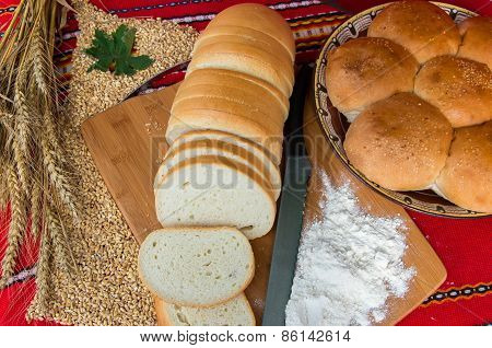 Bread and wheat.