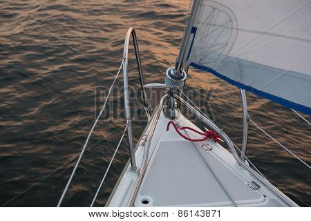 Yacht On Lake