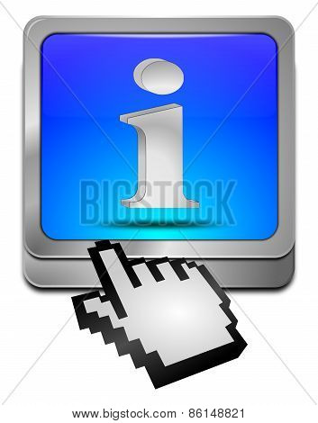 Information Button with cursor