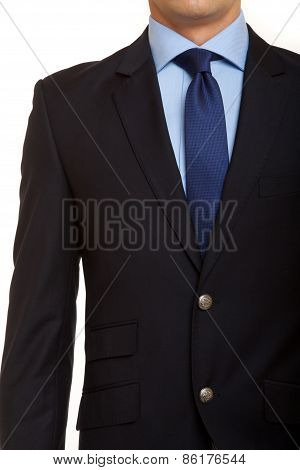 Chic and stylish suit and tie