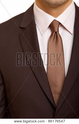 Chic and stylish suit and tie