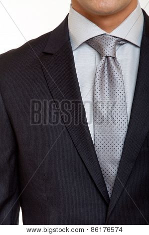 Chic and stylish suit and tie