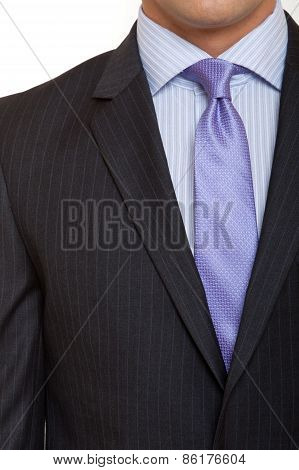 Chic and stylish suit and tie