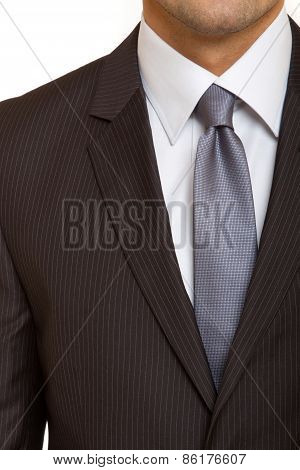 Chic and stylish suit and tie