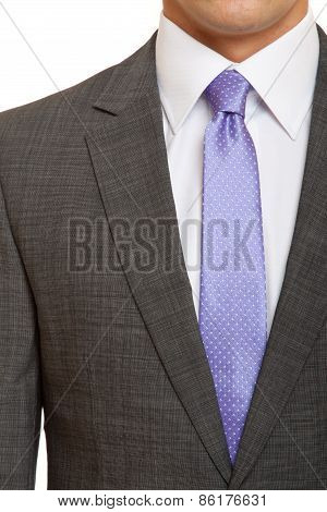 Chic and stylish suit and tie