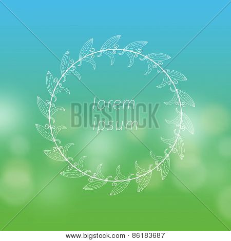 Blur Background With Frame