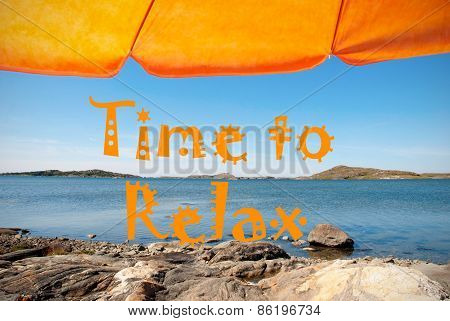 Swedish Coast With Time To Relax