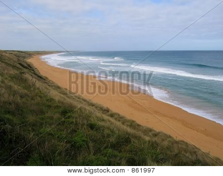Vista della spiaggia