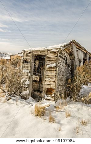 Dilapidated Outhouse