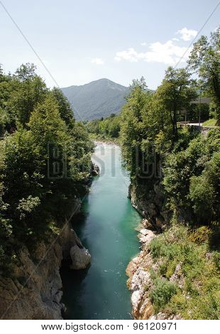 Soca River Near Kobarid
