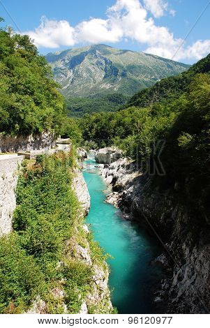 Soca River Near Kobarid
