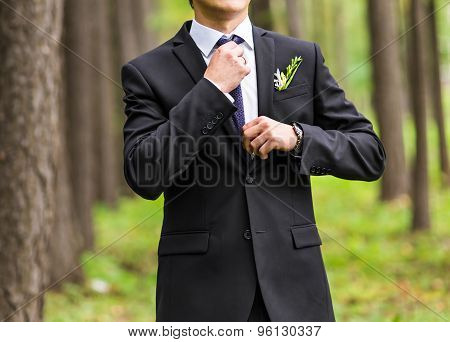 dressed man