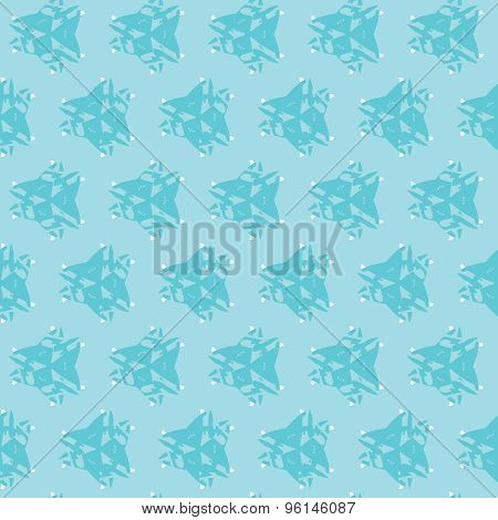Abstract blue background. Vector seamless pattern.