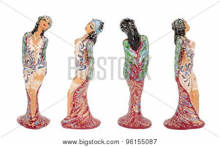 National uzbek figurine (souvenirs hand-made).