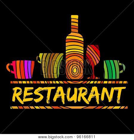 Logo Restaurant Concept Crafts