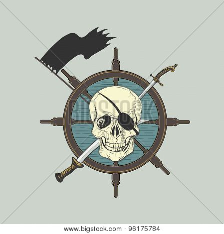 Label pirate theme