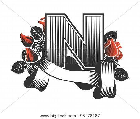 Vector Vintage Letter